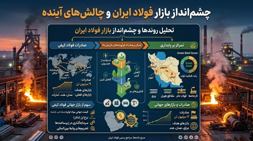 تحلیل بازار فولاد ایران در سال ۱۴۰۵